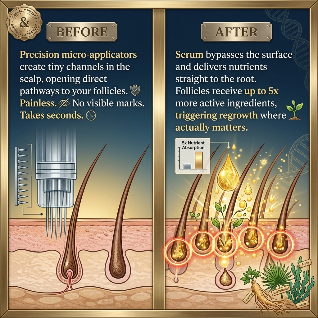 Dual-Applicator Hair Regrowth System