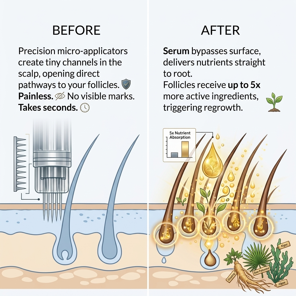 Dual-Applicator Hair Regrowth System